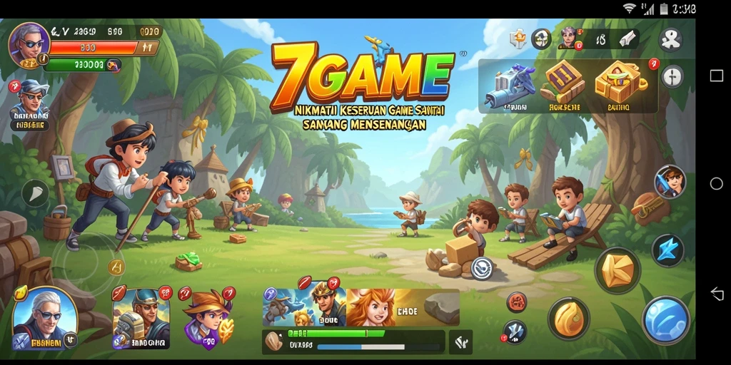 Gameplay seru 7GAME yang penuh tantangan dan kesenangan.
