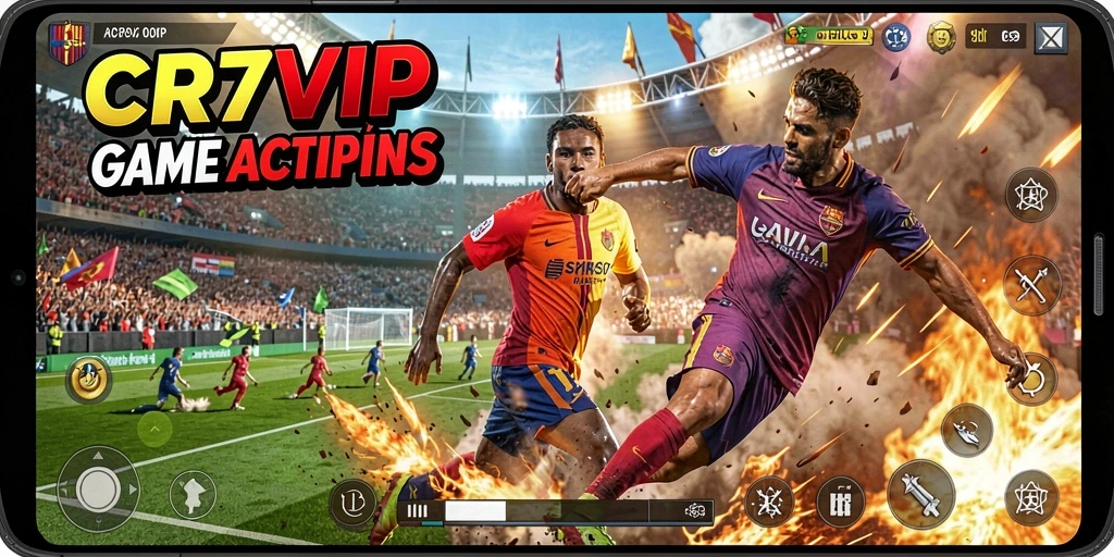 Tampilan gameplay mendebarkan dari CR7VIP, penuh aksi seru.