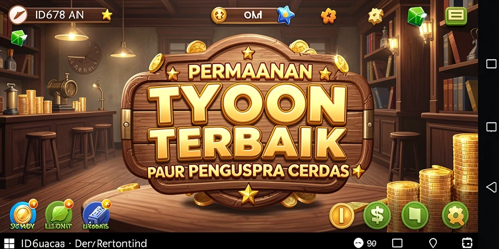 Screenshot gameplay ID678 menunjukkan pengalaman manajemen Tycoon yang mendalam.