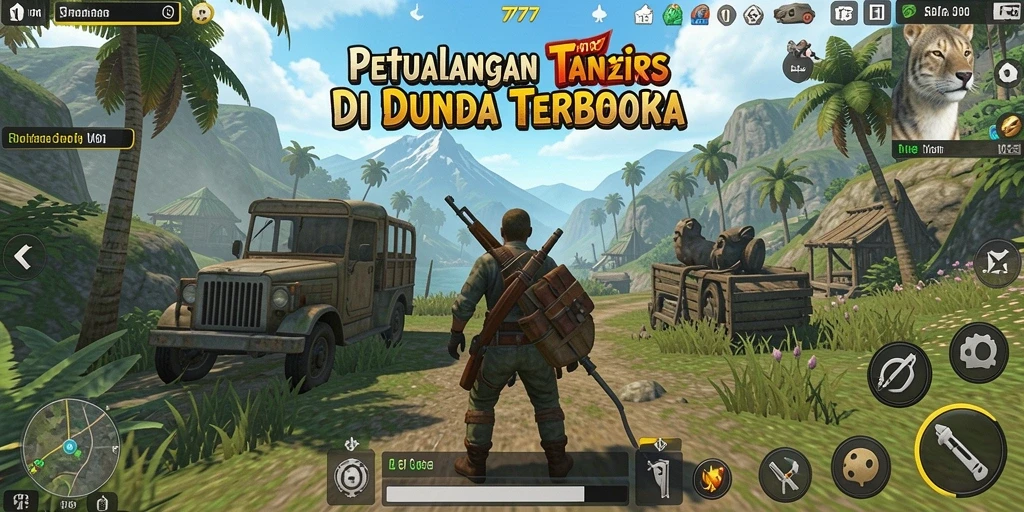 Tampilan gameplay seru dalam dunia terbuka JELAS777.