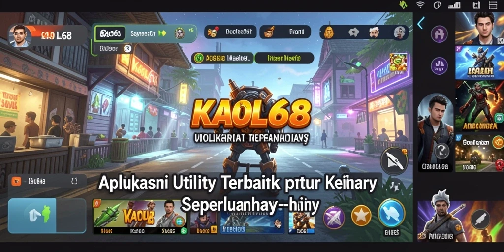Tampilan antarmuka utama KAOL68 yang intuitif dan efisien.
