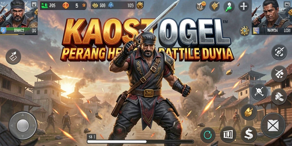 Tampilan gameplay Battle Royale yang menegangkan di KAOSTOGEL.