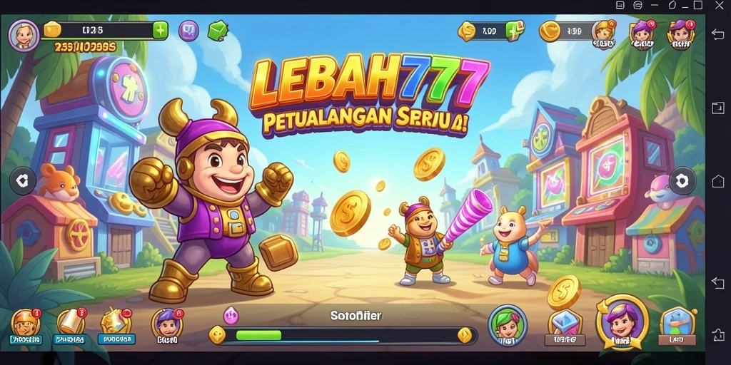 Tampilan gameplay LEBAH777 yang menegangkan dan penuh warna.