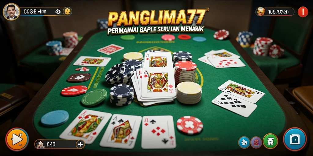 Tampilan gameplay seru dalam PANGLIMA77 dengan interaksi pemain.