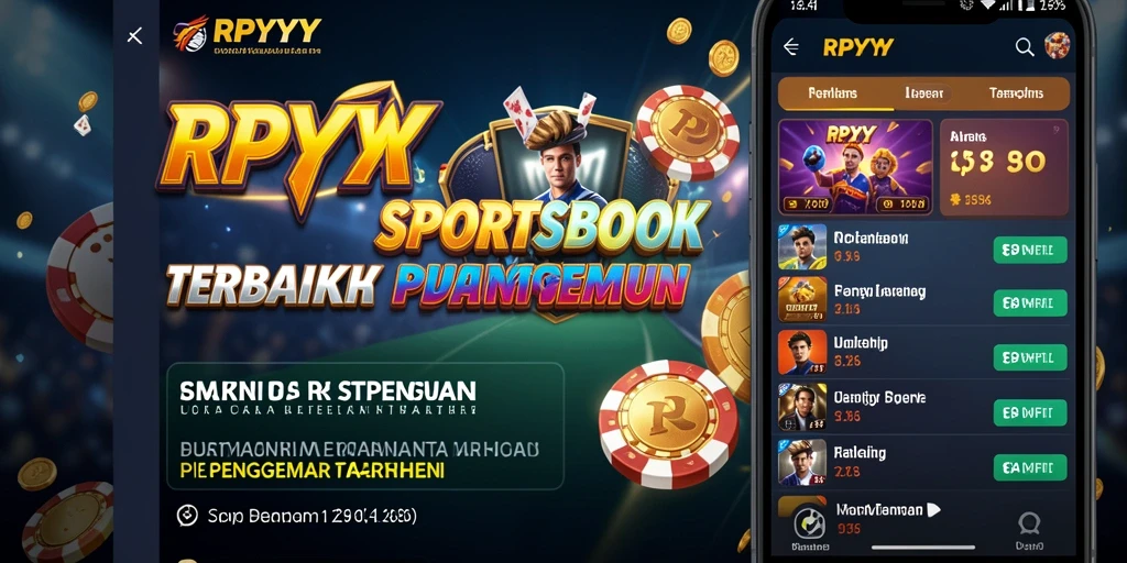 Tampilan utama RPYYY menampilkan berbagai pilihan taruhan olahraga yang menarik.